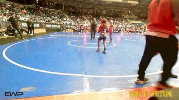 82 lbs Consolation - Finley Moore, Tonganoxie Wrestling Club vs Rayla Mongosa, Warrior Wrestling Club (WWC)
