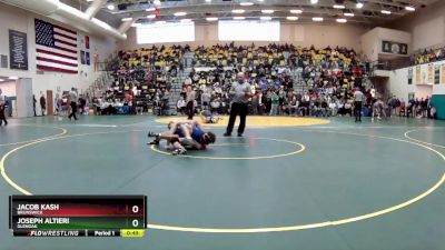 132 lbs Cons. Round 4 - Joseph Altieri, GLENOAK vs Jacob Kash, BRUNSWICK