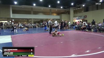 55 lbs Round 2 - Jonah Ard, Bison Takedown vs Jax Wankowski, Fight Club