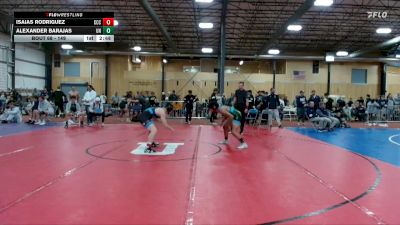 149 lbs Cons. Round 1 - Isaias Rodriguez, Clackamas Community College vs Alexander Barajas, Unattached