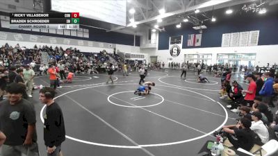 126 lbs Champ. Round 3 - Ricky Villasenor, CDM vs Braden Schroeder, SD Move