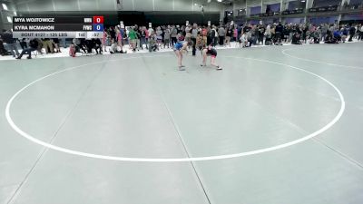 120 lbs Cons. Sub-quarters - Kyra McMahon, Flathead Valley Wrestling Club vs Mya Wojtowicz, Moen Wrestling Academy