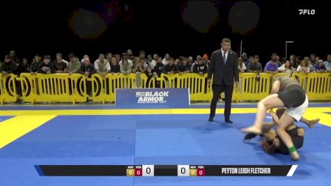 Peyton Leigh Fletcher vs Laundra Barbosa Soares 2025 Pan IBJJF Jiu-Jitsu No-Gi Championship
