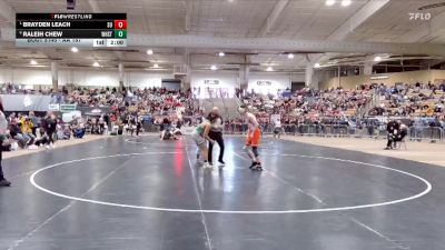 AA 157 lbs Quarterfinal - Brayden Leach, Summit High School vs Raleih Chew, White Station High School