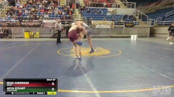 160 lbs Champ. Round 1 - Adyn Eckart, Jamestown vs Sean Anderson, Minot