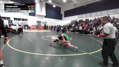 125 lbs Cons. Round 1 - Desiree Muro, Arroyo vs Naima Hagadorn, Thousand Oaks