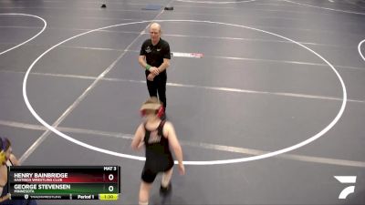 93 lbs Quarterfinal - Henry Bainbridge, Hastings Wrestling Club vs George Stevensen, Minnesota