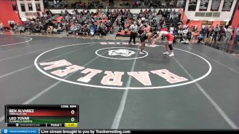 220 lbs Cons. Semi - Ben Alvarez, YORKVILLE (HS) vs Leo Tovar, Plainfield (NORTH)