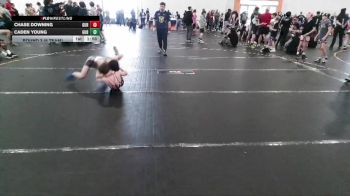 75 lbs Round 3 (6 Team) - Chase Downing, Georgia United Red vs Caden Young, Georgia United Blue