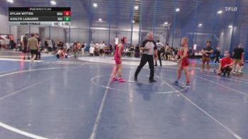 90 lbs Semifinal - Dylan Witten, Dragons vs Avalyn Lamarre, Bristol Gladiators