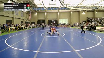 120 lbs Round Of 16 - Liam Kirkpatrick, Granby vs Matt Bray, Brookfield/Shepaug