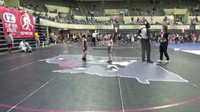 55 lbs Round 3 - Maddyn Siefert, Sarbacker Wrestling Academy vs Lennon Gray, Outlaw Wrestling Club