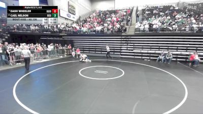 4A 126 lbs Cons. Round 1 - Cael Nelson, Ridgeline vs Dash Wheeler, Hurricane