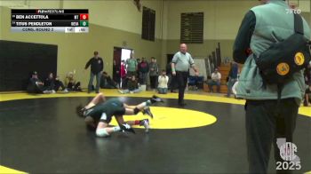 95 lbs Cons. Round 2 - Titus Pendleton, Vacaville Wrestling Club vs Ben Accettola, Mat Time
