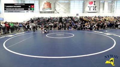 70 lbs Champ. Round 1 - Nicholas Maliarakis, Club Not Listed vs Andrew Palumbo, VHW Club