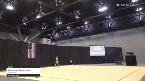 Alexandra Bryukhova - Clubs, Silver Stars - 2021 USA Gymnastics Championships