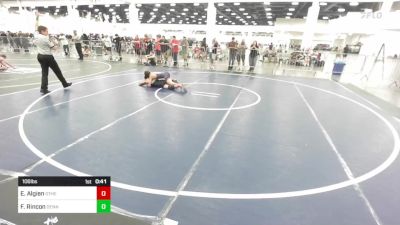 106 lbs Consi Of 4 - Elijah Algien, Other Team vs Fabian Rincon, Denning WC