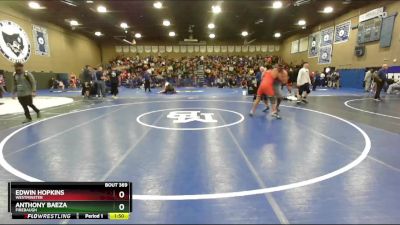 215 lbs Champ. Round 1 - Anthony Baeza, Firebaugh vs Edwin Hopkins, Westminster