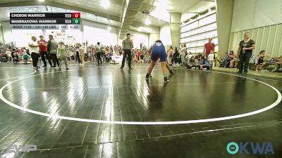 131-145 lbs Rr Rnd 2 - Chebon Warrior, Tecumseh Youth Wrestling vs MaminaKowa Warrior, Tecumseh Youth Wrestling