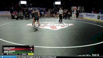 Girls 135 lbs Cons. Round 2 - Alivia Pruitt, Davis (Girls) vs Kerri Barnes, Meridian (Girls)