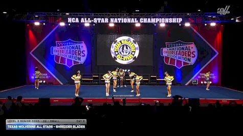 Texas Wolverine All Stars - Shredder Blades [2026 L3 Senior Coed - D2 - Small Day 2] 2026 NCA All-Star National Championship