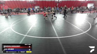 145 lbs Cons. Round 4 - Braedon Dorshorst, WI vs Jack Gruber, IL