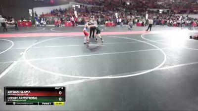 100 lbs Cons. Round 2 - Jaydon Slama, Baldwin-Woodville vs Leeum Armstrong, A-F Green Demons