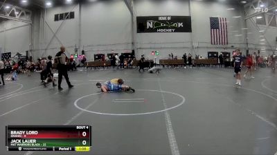 76 lbs Placement (4 Team) - Brady Loro, Kraken vs Jack Lauer, Mat Warriors Black