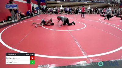 80 lbs Consi Of 8 #1 - Jesse Voss, Skiatook Youth Wrestling vs Kendrick Henning, Tiger Trained Wrestling