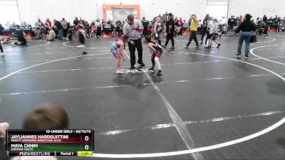 65/70/75 Round 1 - Maya Chhim, Dorman Youth vs Jayliannes Hardguittini, Mighty Warriors Wrestling Acad