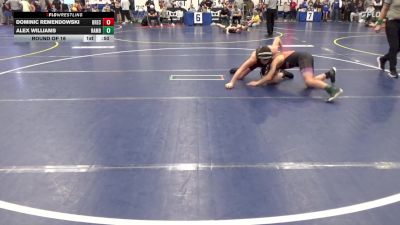 116 lbs Round Of 16 - Dominic Remendowski, Brecksville vs Alex Williams, Rambler W.C.