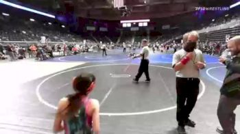 72 lbs Rr Rnd 1 - Ryland Huppenthal, Brighton WC vs Sophia Ortiz, Glenns Ferry Wrestling