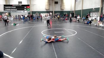 53-60 lbs Cons. Round 1 - Harper Evans, League Of Heroes vs Lynden Bartels, Seward Wrestling Club