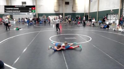 53-60 lbs Cons. Round 1 - Harper Evans, League Of Heroes vs Lynden Bartels, Seward Wrestling Club