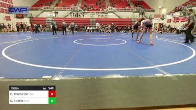 138 lbs Quarterfinal - Champ Thompson, HURRICANE WRESTLING ACADEMY vs Carter Sparks, Standfast OKC