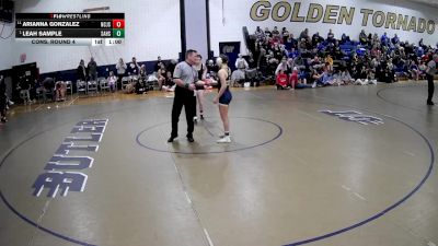 124 lbs Cons. Round 4 - Leah Sample, Saegertown Hs vs Arianna Gonzalez, New Castle Jr-Sr Hs