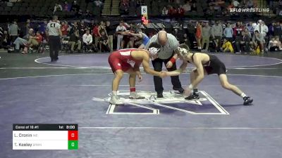 125 lbs Consolation - Liam Cronin, Indiana vs Trey Keeley, Brown