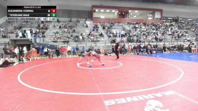 U23 Women - 50 lbs Champ. Round 2 - Alejandra Corral, HI vs Sterling Dias, NV