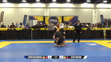 Steve Hun Kim vs Courtney Blake Monedero 2024 World IBJJF Jiu-Jitsu No-Gi Championship