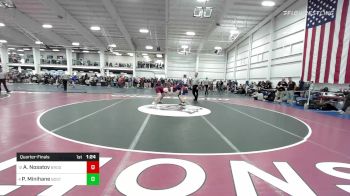 220 lbs Quarterfinal - Alexey Nosatov, Brookline vs Patrick Minihane, Boston College