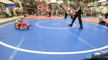 46 lbs Quarterfinal - Maculey Andrews, Hilldale Youth Wrestling Club vs Cutler Gilstrap, Viking Wrestling Club