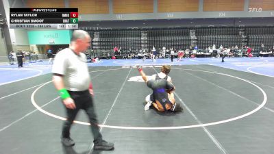 184 lbs Consi Of 16 #2 - Rylan Taylor, New Mexico Highlands vs Christian Smoot, UNATT-Utah Valley