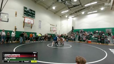 150B Round 2 - Seth Sayers, Cody vs Joseph Espinoza, Worland High School