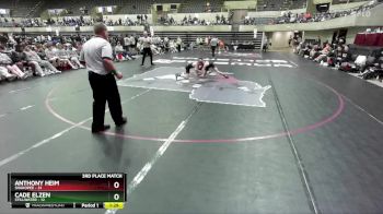 107 lbs Finals (8 Team) - Cade Elzen, Stillwater vs Anthony Heim, Shakopee