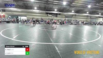 115 lbs Consi Of 32 #1 - Kolby Reid, Ozark Youth Wrestling vs Jaxon Lynn, King Select