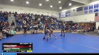 106 lbs Quarterfinal - Anabelle Serratos, Hawkeye WC vs Natalie Perkins, La Mirada High School