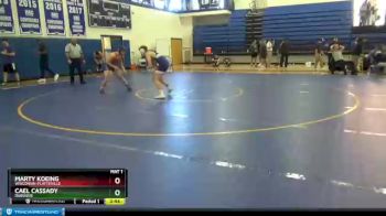 165 lbs Cons. Round 3 - Marty Koeing, Wisconsin-Platteville vs Cael Cassady, Dubuque
