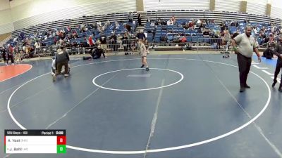 12U Boys - 63 lbs Cons. Round 2 - Andrew Yost, Ohio vs Jebsen Bahl, Lancaster Wrestling Club