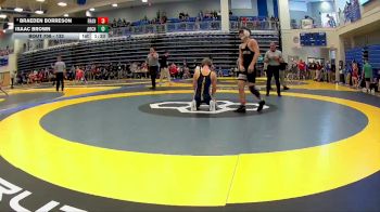 132 lbs Semifinal - Isaac Brown, Archbold vs Braeden Borreson, Franklin