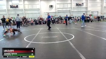 64 lbs Finals (8 Team) - Javi Flores, Ohio Gold 24K vs Dominic Rocco, Donahue WA